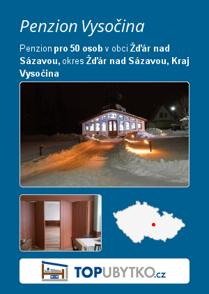 Penzion Vysočina - TopUbytko.cz